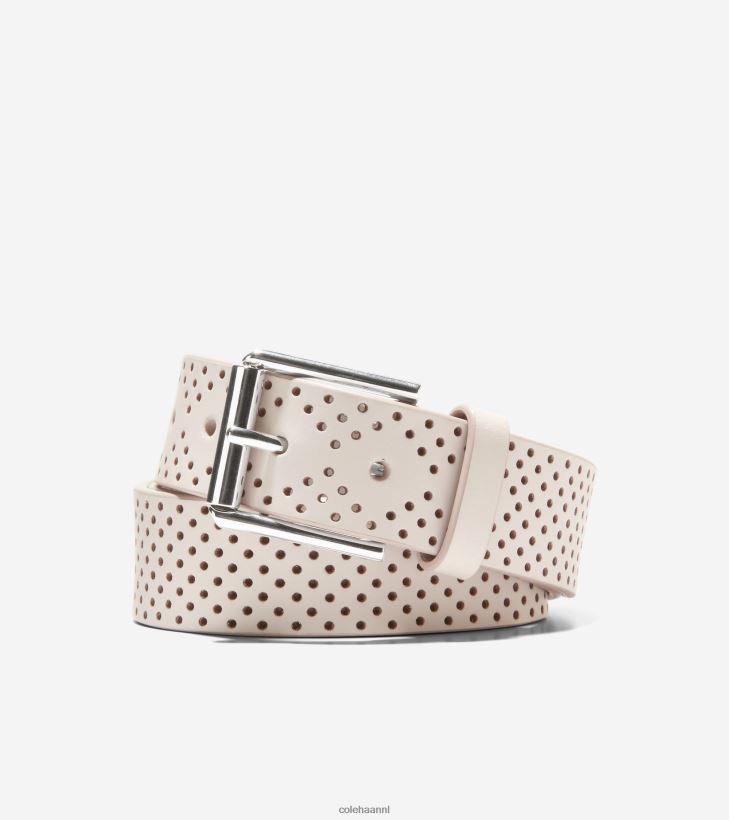 35 mm geperforeerde kleurblokriem Heren sesam Cole Haan accessoires 6H6J6F577