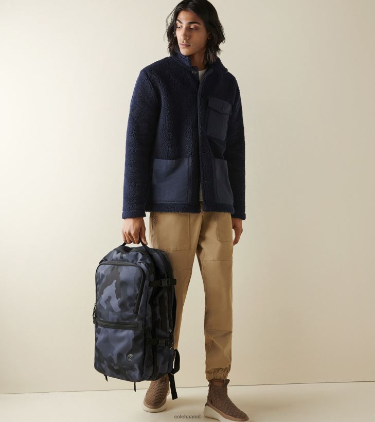 Zerogrand rugzak voor 48 uur Heren middernacht camo Cole Haan accessoires 6H6J6F555