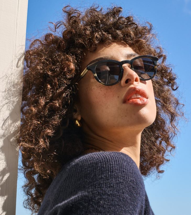 moderne ronde zonnebril Heren brons Cole Haan accessoires 6H6J6F530