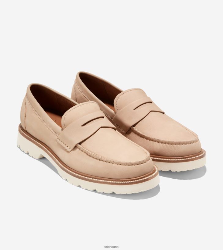 amerikaanse klassiekers penny loafer Heren sesam-reiger Cole Haan schoenen 6H6J6F375