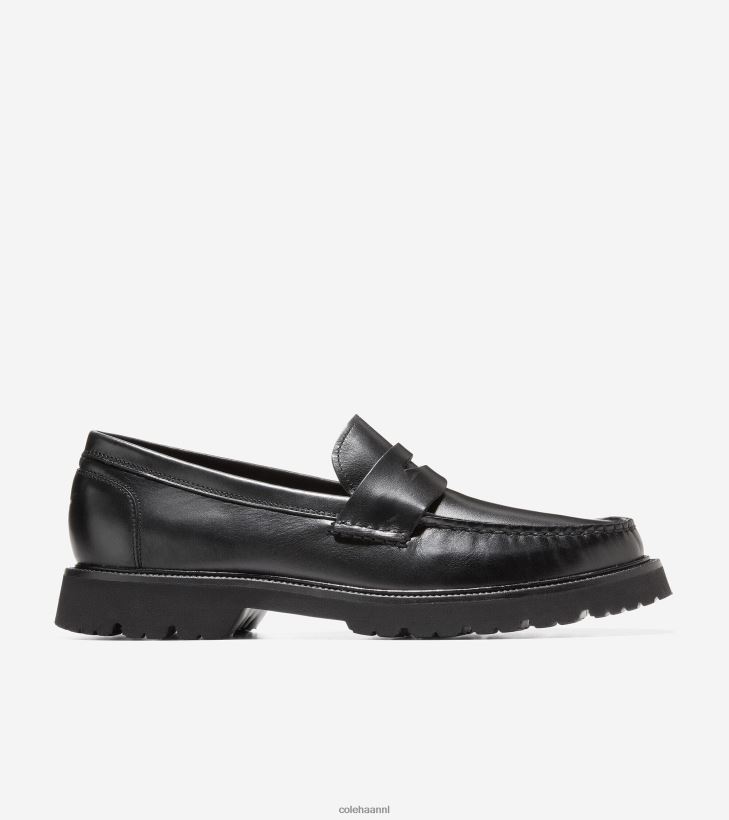 amerikaanse klassiekers penny loafer Heren zwart Cole Haan schoenen 6H6J6F373