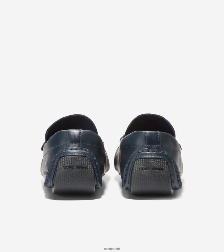 grand laser penny-stuurprogramma Heren marineblauwe blazer Cole Haan schoenen 6H6J6F295