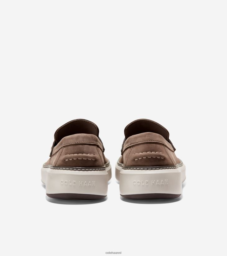 grandpro topspin penny loafer Heren truffel-zilver berken stitchlite Cole Haan schoenen 6H6J6F291