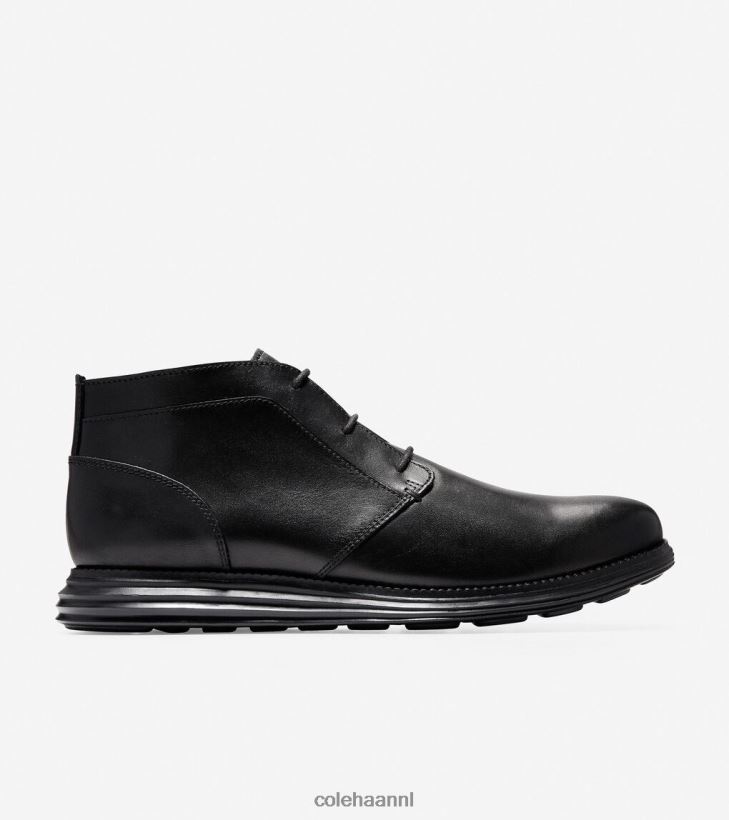 originele grote chukka-laars Heren zwart Cole Haan schoenen 6H6J6F466