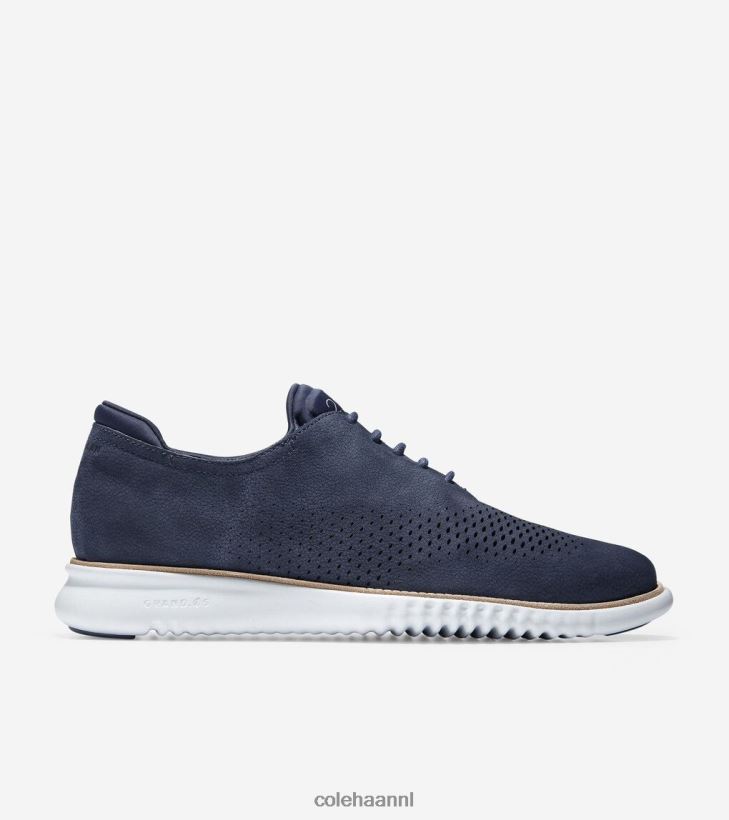 2.zerogrand laser vleugeltip oxford Heren marineblauw nubuckleer Cole Haan schoenen 6H6J6F271