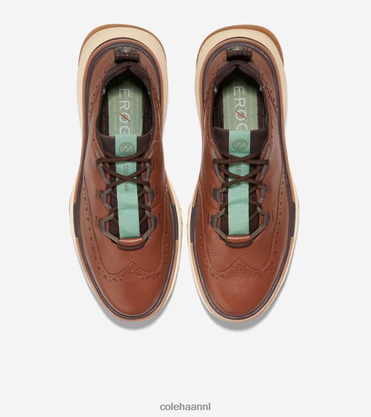 5.zerogrand vleugeltip oxford Heren donkere sequoia-donkere bestrating Cole Haan schoenen 6H6J6F302