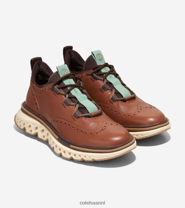 5.zerogrand vleugeltip oxford Heren donkere sequoia-donkere bestrating Cole Haan schoenen 6H6J6F302