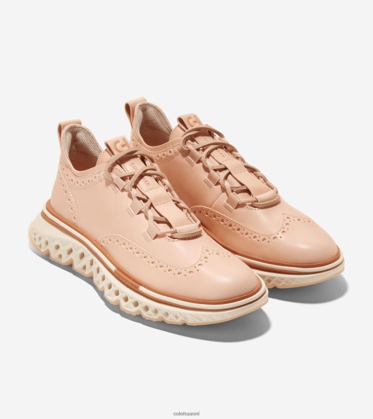 5.zerogrand vleugeltip oxford Heren gerst beige-ivoor Cole Haan schoenen 6H6J6F299