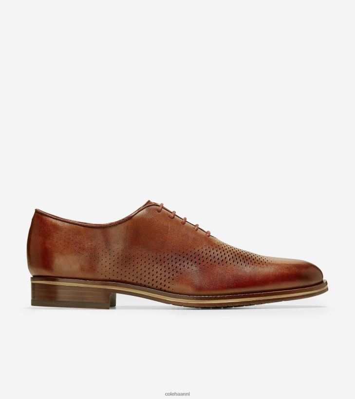 Washington Grand Laser Wingtip Oxford Heren Brits bruin leer Cole Haan schoenen 6H6J6F420