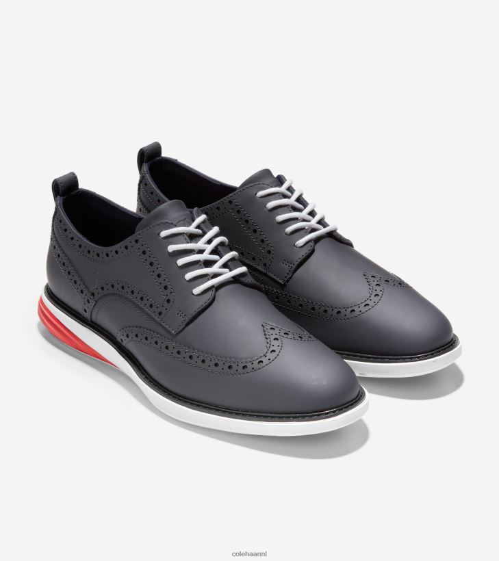grote evolutie shortwing oxford Heren indigo inkt-optische witte vlam Cole Haan schoenen 6H6J6F458