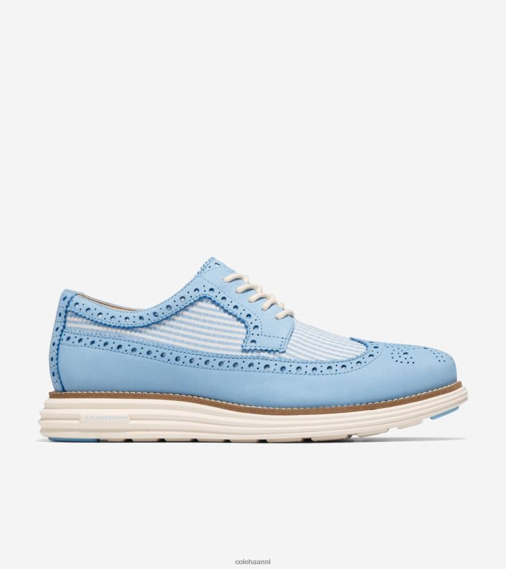 originele grand geremasterde longwing oxford Heren blauwe bel seersucker Cole Haan schoenen 6H6J6F288