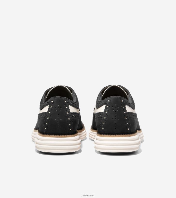 originele grand geremasterde longwing oxford Heren zwart-ivoor Cole Haan schoenen 6H6J6F326