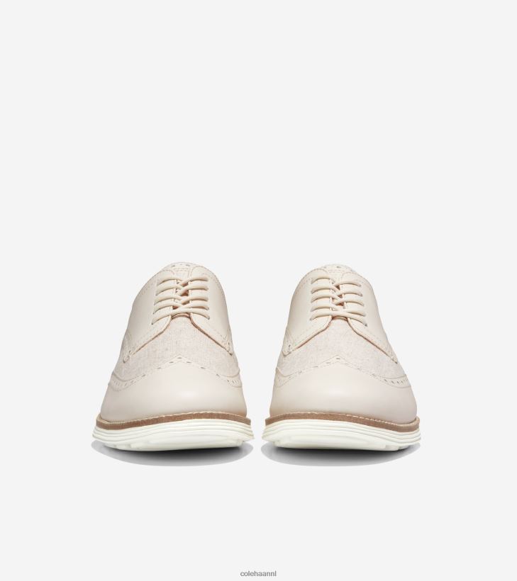 originele grote vleugeltip oxford Heren cornwall blauw-ivoor Cole Haan schoenen 6H6J6F283