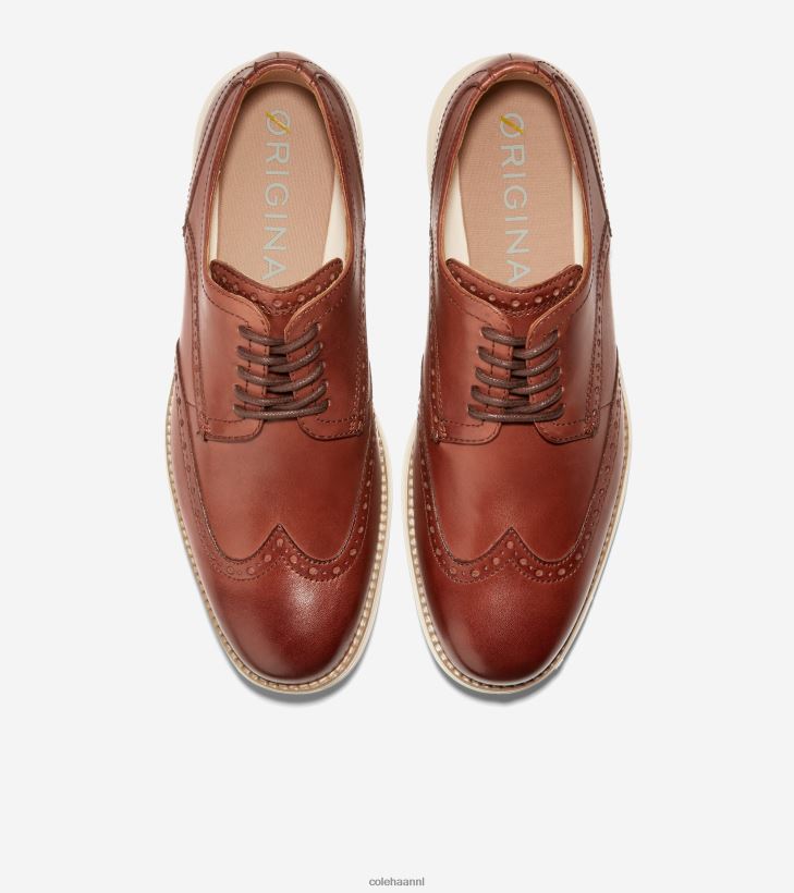 originele grote vleugeltip oxford Heren woodbury-ivoor Cole Haan schoenen 6H6J6F285