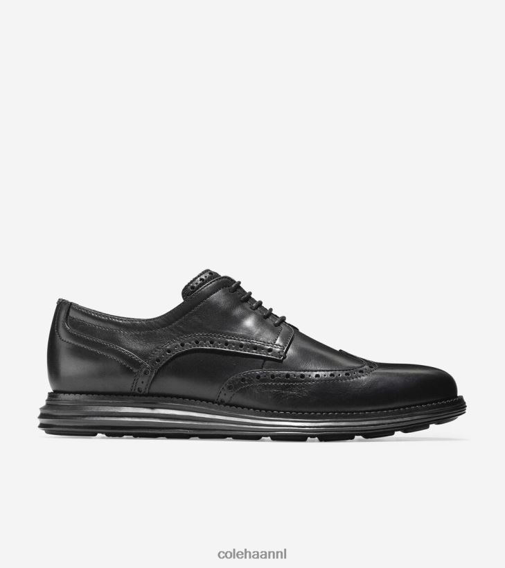 originele grote vleugeltip oxford Heren zwart Cole Haan schoenen 6H6J6F287