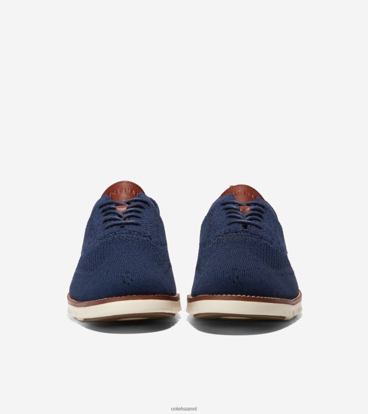 zerogrand vleugeltip oxford Heren marineblauw stitchlite-ivoor Cole Haan schoenen 6H6J6F428