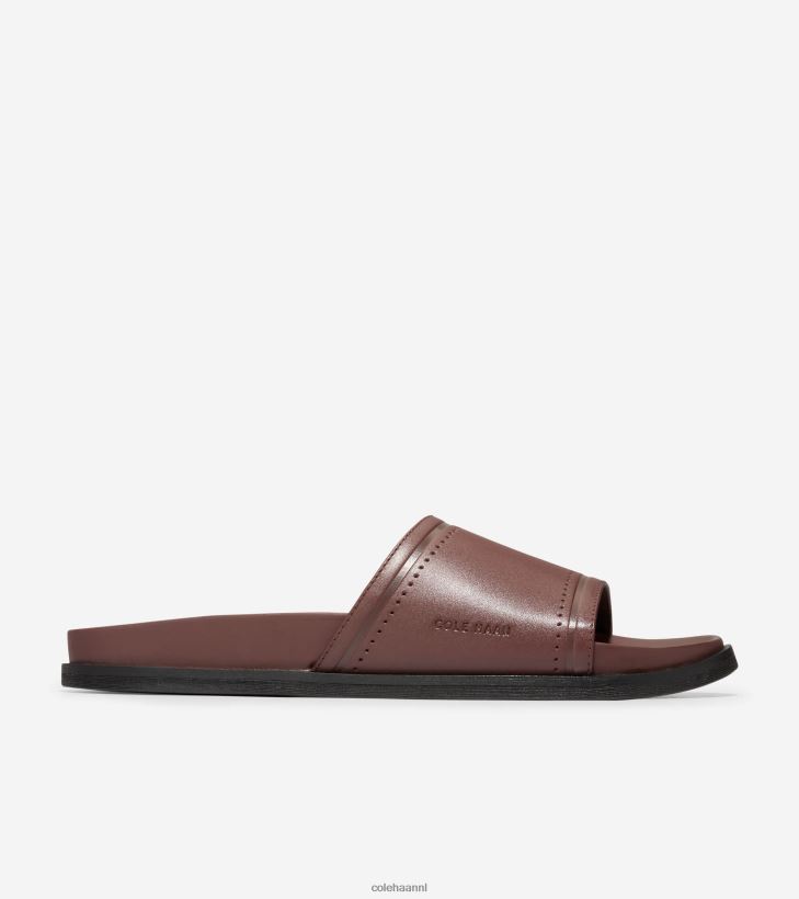 moderne klassiekers slide sandaal Heren donkere koffie Cole Haan schoenen 6H6J6F249