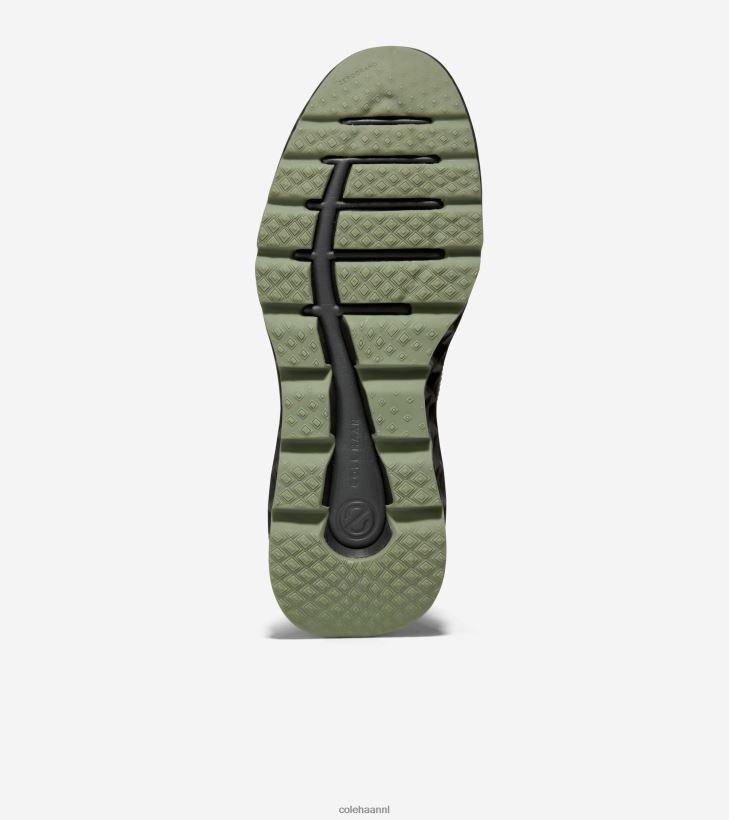 5.zerogrand wrk-sneaker Heren zwart-olie groen-gebrande oker Cole Haan schoenen 6H6J6F436