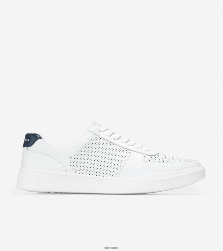 grand crosscourt moderne tennissneaker Heren optisch wit geperforeerd-pauw Cole Haan schoenen 6H6J6F345