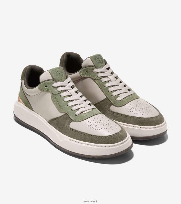 grandpro crossover-sneaker Heren duif-theeblad-olie groen-zilverberk Cole Haan schoenen 6H6J6F311