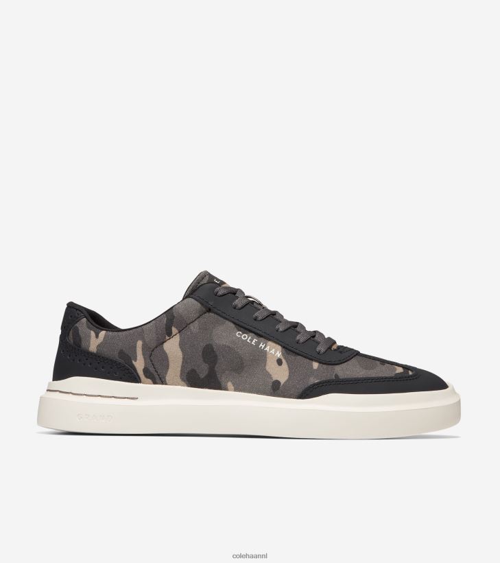 grandpro rally canvas t-teen sneaker Heren zwart-donkere bestrating camo Cole Haan schoenen 6H6J6F347
