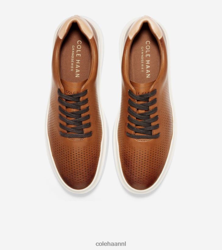 grandpro rally lasergesneden sneaker Heren Brits tan-ivoor Cole Haan schoenen 6H6J6F266