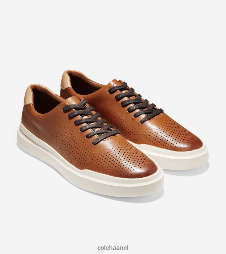 grandpro rally lasergesneden sneaker Heren Brits tan-ivoor Cole Haan schoenen 6H6J6F266