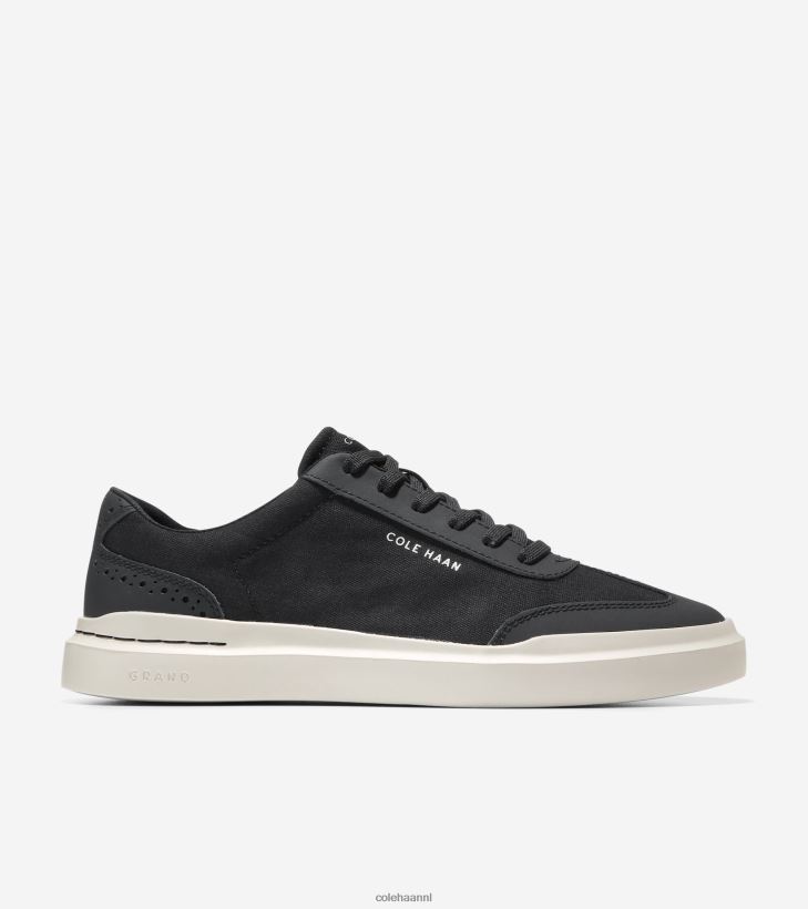 grandpro rally sneaker met t-teen Heren zwart-zilver berken Cole Haan schoenen 6H6J6F349