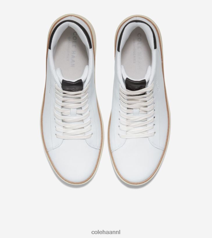 grandpro topspin halfhoge sneaker Heren optiek wit-zwart-ivoor Cole Haan schoenen 6H6J6F475