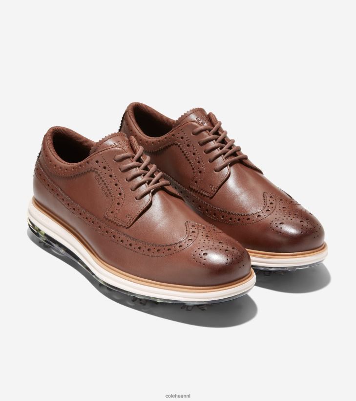 originele grand tour golfschoen Heren woodbury-ivoor Cole Haan schoenen 6H6J6F482