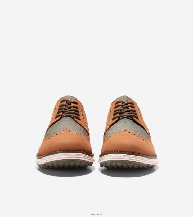 originele grote golfschoen Heren pecan-theeblad-gebleekte tan-truffel Cole Haan schoenen 6H6J6F410