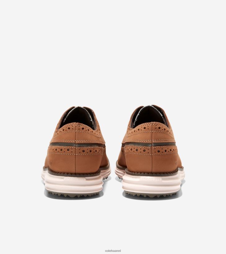 originele grote golfschoen Heren pecan-theeblad-gebleekte tan-truffel Cole Haan schoenen 6H6J6F410