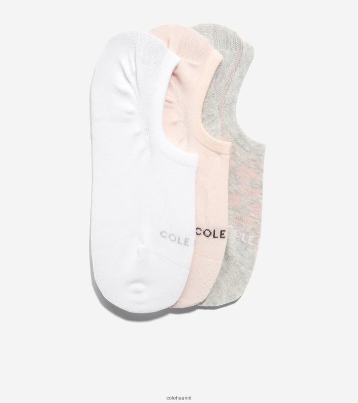 3-pack sneakervoering vrouwen grijs Cole Haan accessoires 6H6J6F504