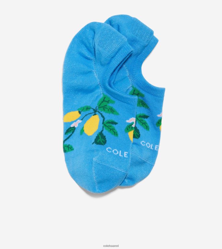 sneakervoering met citroenprint vrouwen blauw Cole Haan accessoires 6H6J6F522