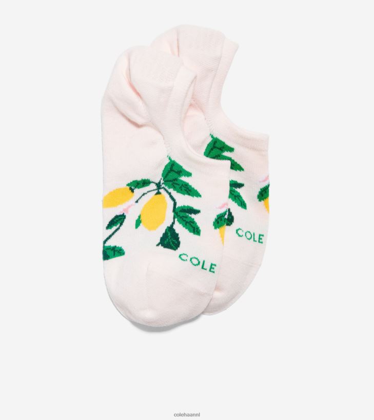 sneakervoering met citroenprint vrouwen lichtroze Cole Haan accessoires 6H6J6F523