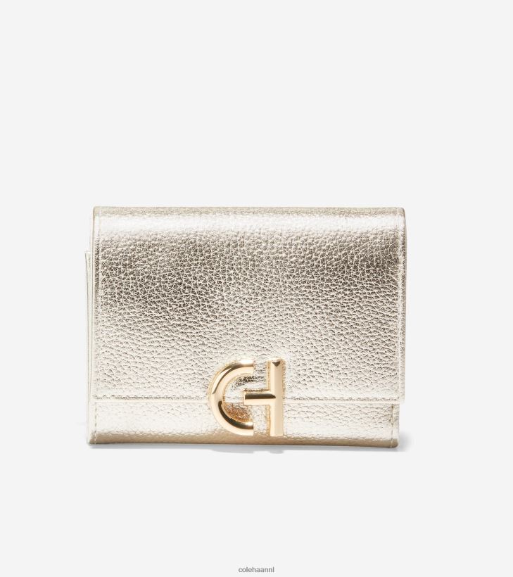 inwood driebladige portemonnee vrouwen goud Cole Haan accessoires 6H6J6F489