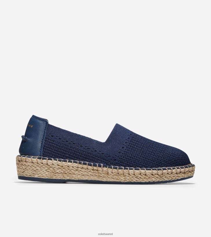 cloudfeel espadrille vrouwen marineblauw stitchlite Cole Haan schoenen 6H6J6F86