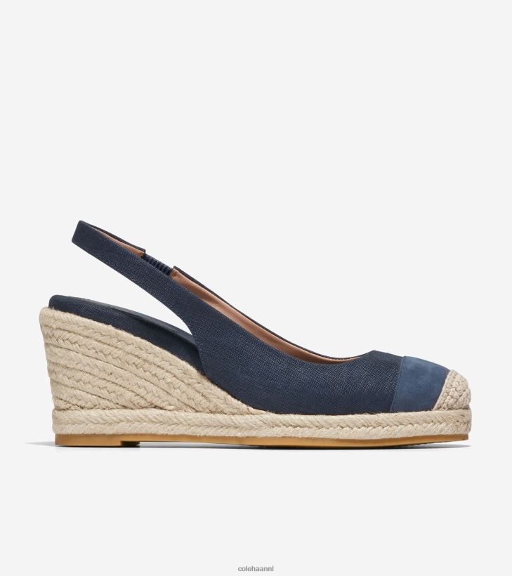 cloudfeel espadrilles met sleehak vrouwen marineblauwe blazer Cole Haan schoenen 6H6J6F35