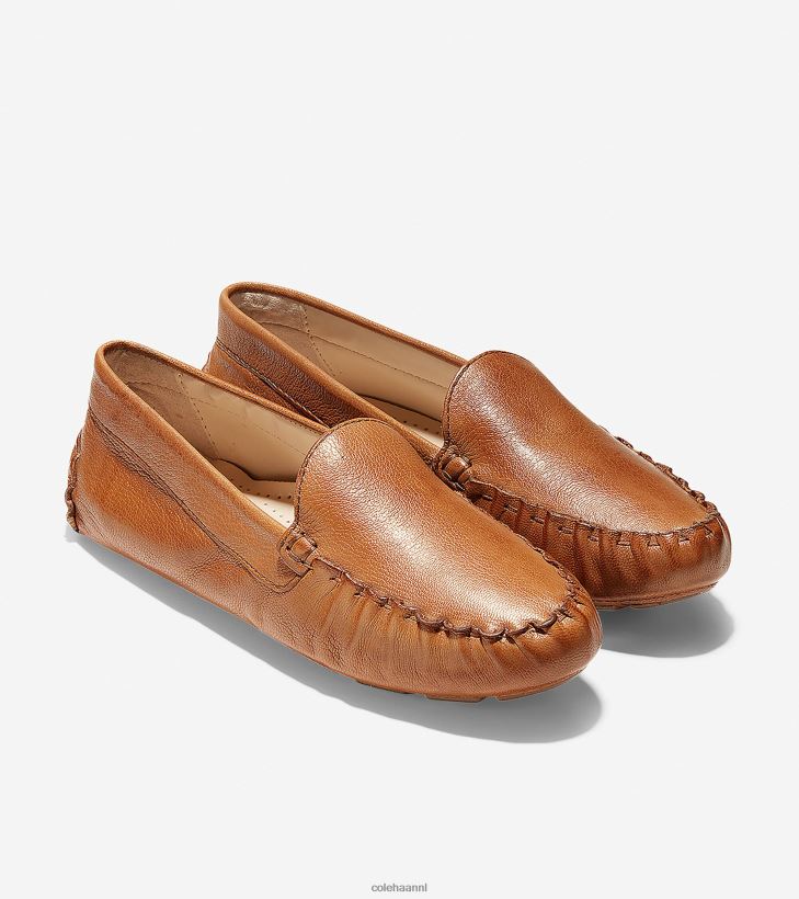 Evelyn bestuurder vrouwen pecannoot leer Cole Haan schoenen 6H6J6F64