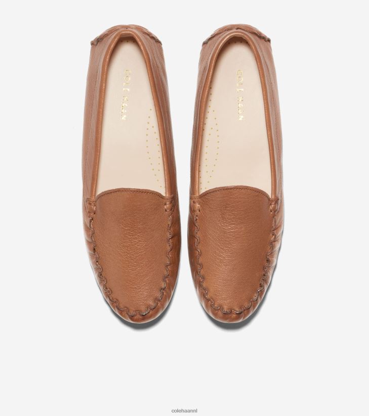 Evelyn bestuurder vrouwen pecannoot leer Cole Haan schoenen 6H6J6F64