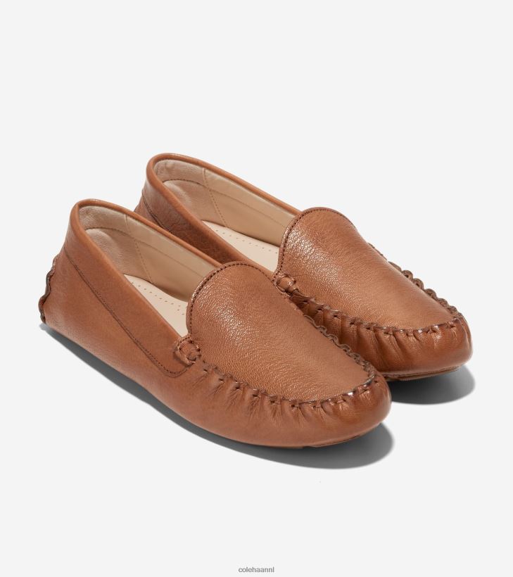 Evelyn bestuurder vrouwen pecannoot leer Cole Haan schoenen 6H6J6F64