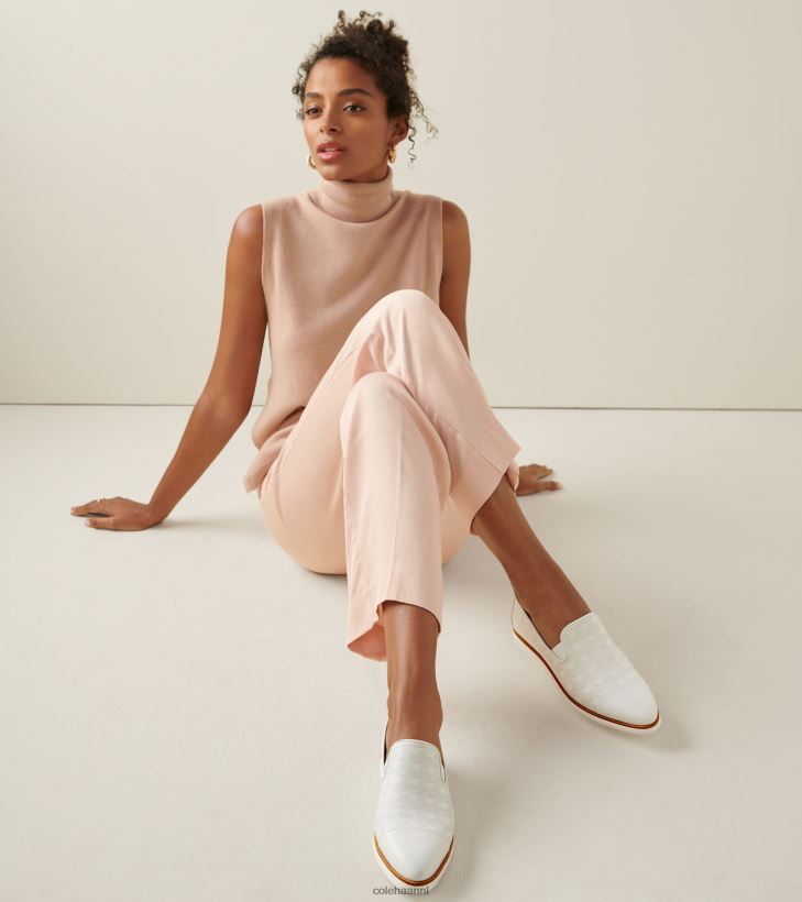 grote ambitie loafer vrouwen wit Cole Haan schoenen 6H6J6F202