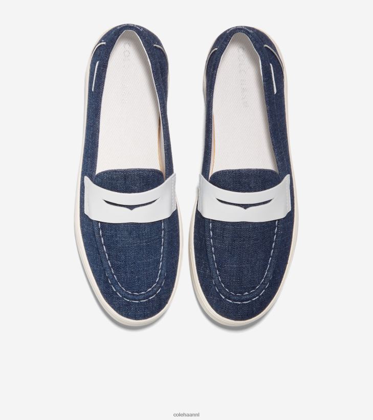 nantucket 2.0 penny loafer vrouwen denim Cole Haan schoenen 6H6J6F91