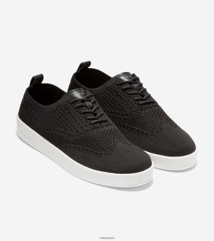 grandpro mededinger oxford vrouwen zwart-optisch wit Cole Haan schoenen 6H6J6F176