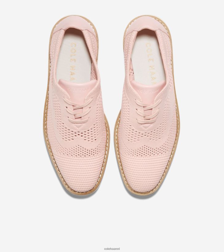 originalgrand platform vleugeltip oxford vrouwen roze rook stitchlite-ivoor Cole Haan schoenen 6H6J6F217