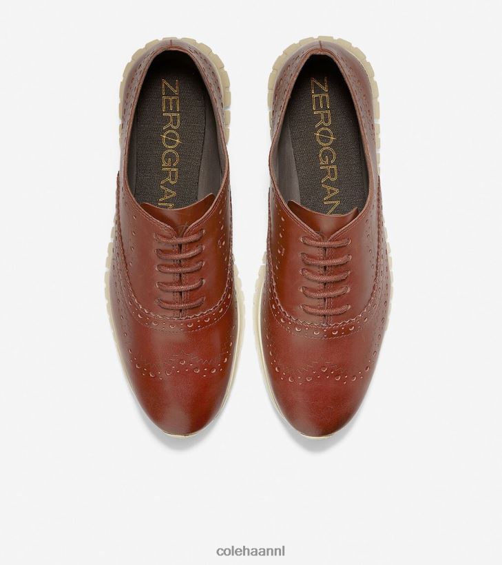 zerogrand vleugeltip oxford vrouwen Woodbury leer-ivoor Cole Haan schoenen 6H6J6F154