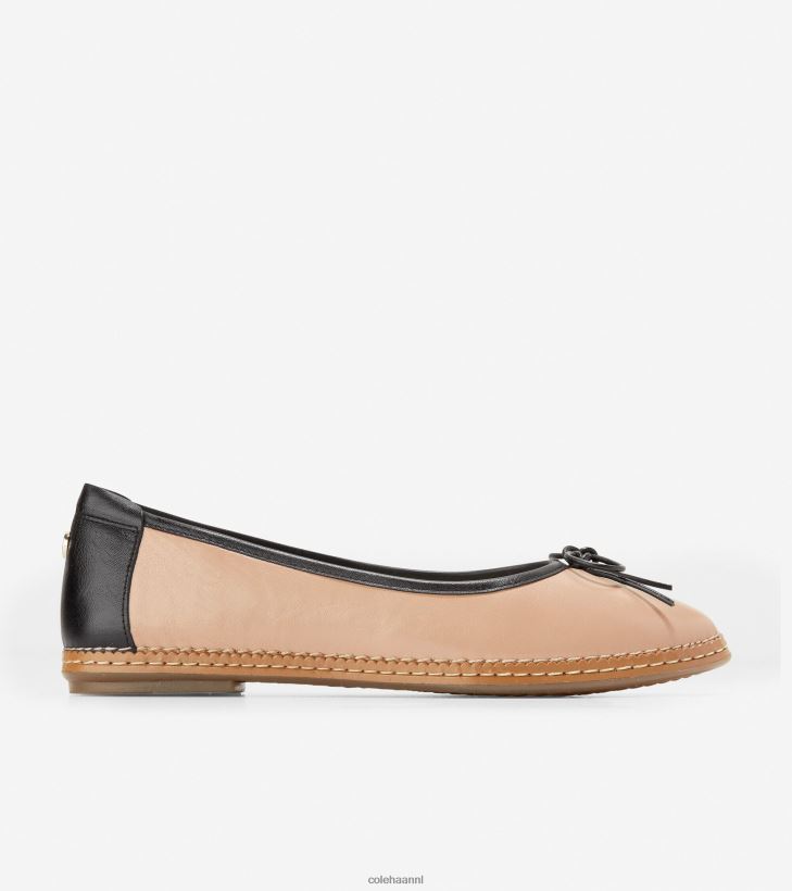 cloudfeel ballerina voor de hele dag vrouwen borstel-zwart Cole Haan schoenen 6H6J6F178