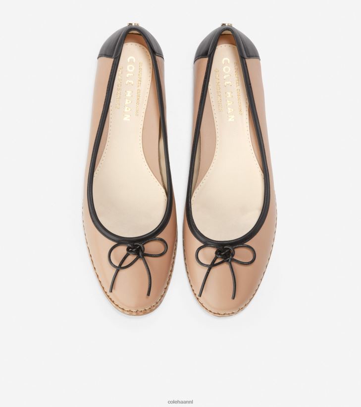 cloudfeel ballerina voor de hele dag vrouwen borstel-zwart Cole Haan schoenen 6H6J6F178