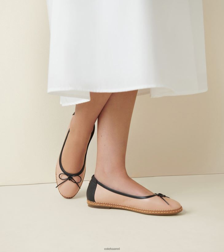 cloudfeel ballerina voor de hele dag vrouwen borstel-zwart Cole Haan schoenen 6H6J6F178