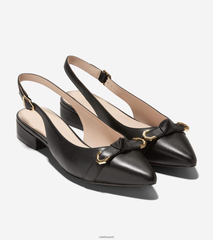 menlo schuimspaan plat vrouwen zwart Cole Haan schoenen 6H6J6F219